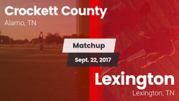 Matchup: Crockett County vs. Lexington  2017