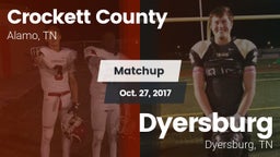 Matchup: Crockett County vs. Dyersburg  2017