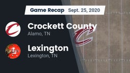 Recap: Crockett County  vs. Lexington  2020