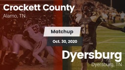 Matchup: Crockett County vs. Dyersburg  2020