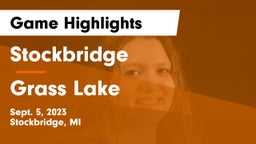 Stockbridge  vs Grass Lake  Game Highlights - Sept. 5, 2023