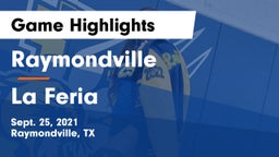 Raymondville  vs La Feria  Game Highlights - Sept. 25, 2021