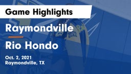 Raymondville  vs Rio Hondo  Game Highlights - Oct. 2, 2021