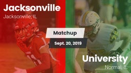 Matchup: Jacksonville High Sc vs. University  2019