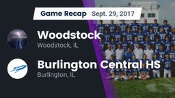 Recap: Woodstock  vs. Burlington Central HS 2017