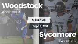 Matchup: Woodstock High vs. Sycamore  2018