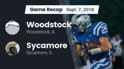 Recap: Woodstock  vs. Sycamore  2018