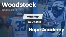 Matchup: Woodstock High vs. Hope Academy  2020