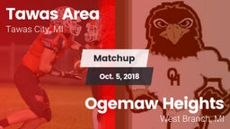 Matchup: Tawas Area High vs. Ogemaw Heights  2018