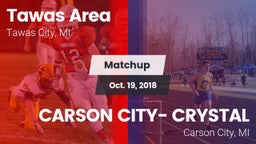 Matchup: Tawas Area High vs. CARSON CITY- CRYSTAL  2018