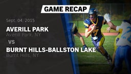 Recap: Averill Park  vs. Burnt Hills-Ballston Lake  2015