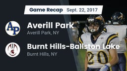 Recap: Averill Park  vs. Burnt Hills-Ballston Lake  2017