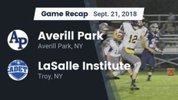 Recap: Averill Park  vs. LaSalle Institute  2018