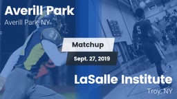 Matchup: Averill Park High vs. LaSalle Institute  2019