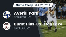 Recap: Averill Park  vs. Burnt Hills-Ballston Lake  2019