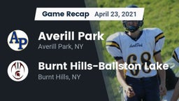 Recap: Averill Park  vs. Burnt Hills-Ballston Lake  2021