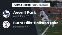 Recap: Averill Park  vs. Burnt Hills-Ballston Lake  2022