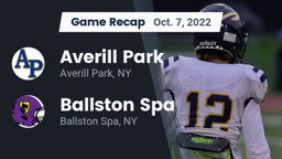Recap: Averill Park  vs. Ballston Spa  2022