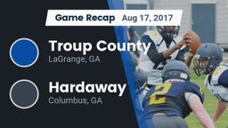 Recap: Troup County  vs. Hardaway  2017