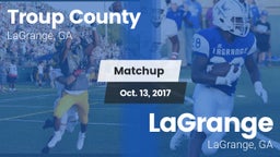 Matchup: Troup County High vs. LaGrange  2017