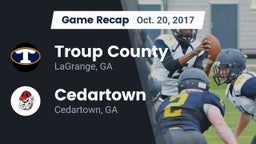 Recap: Troup County  vs. Cedartown  2017