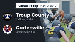 Recap: Troup County  vs. Cartersville  2017