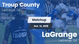 Matchup: Troup County High vs. LaGrange  2018