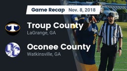 Recap: Troup County  vs. Oconee County  2018