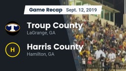 Recap: Troup County  vs. Harris County  2019