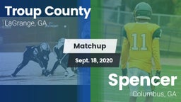 Matchup: Troup County High vs. Spencer  2020