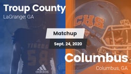 Matchup: Troup County High vs. Columbus  2020