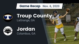 Recap: Troup County  vs. Jordan  2020