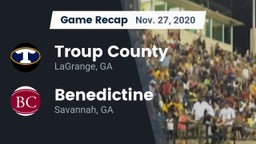 Recap: Troup County  vs. Benedictine  2020