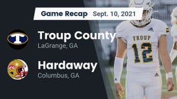 Recap: Troup County  vs. Hardaway  2021