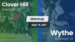 Matchup: Clover Hill High vs. Wythe  2017