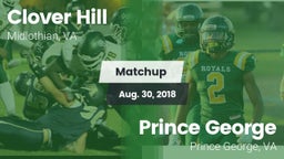 Matchup: Clover Hill High vs. Prince George  2018