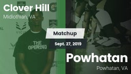 Matchup: Clover Hill High vs. Powhatan  2019