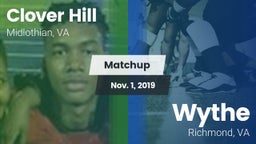 Matchup: Clover Hill High vs. Wythe  2019