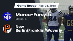 Recap: Maroa-Forsyth  vs. New Berlin/Franklin/Waverly  2018