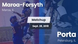 Matchup: Maroa-Forsyth vs. Porta  2018