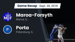 Recap: Maroa-Forsyth  vs. Porta  2018