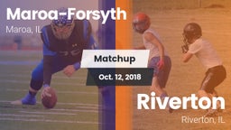 Matchup: Maroa-Forsyth vs. Riverton  2018
