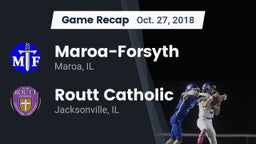 Recap: Maroa-Forsyth  vs. Routt Catholic  2018