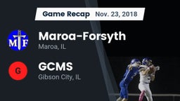 Recap: Maroa-Forsyth  vs. GCMS  2018
