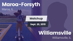 Matchup: Maroa-Forsyth vs. Williamsville  2019