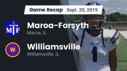 Recap: Maroa-Forsyth  vs. Williamsville  2019