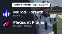 Recap: Maroa-Forsyth  vs. Pleasant Plains  2019