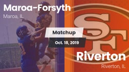 Matchup: Maroa-Forsyth vs. Riverton  2019
