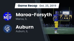 Recap: Maroa-Forsyth  vs. Auburn  2019
