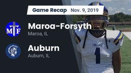 Recap: Maroa-Forsyth  vs. Auburn  2019
